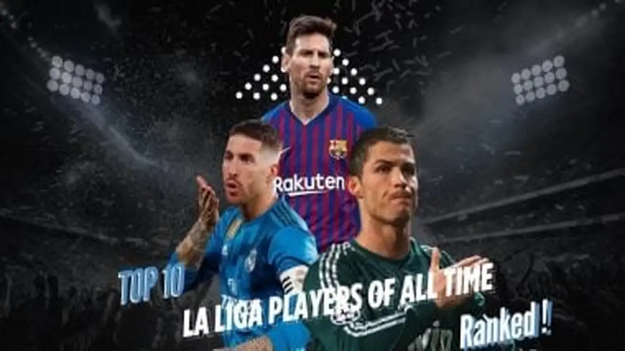 أرقام ميسي ورونالدو تتصدر قائمة 10 أساطير في تاريخ الدوري الإسباني